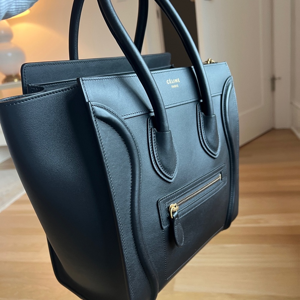 Celine micro Luggage tote black - Picture 11 of 15